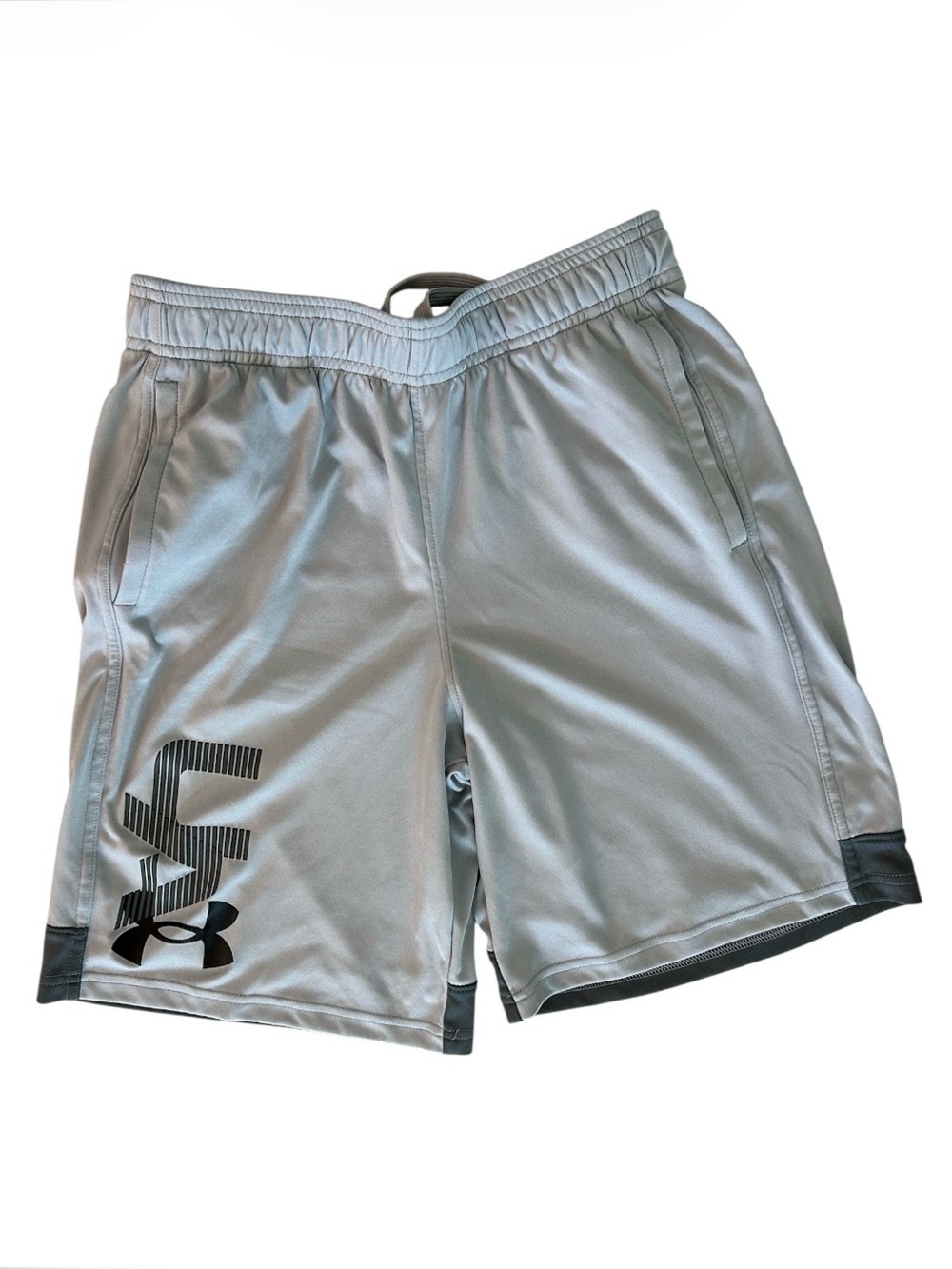 Under Armour Youth Large Athletic Shorts with Black Logo